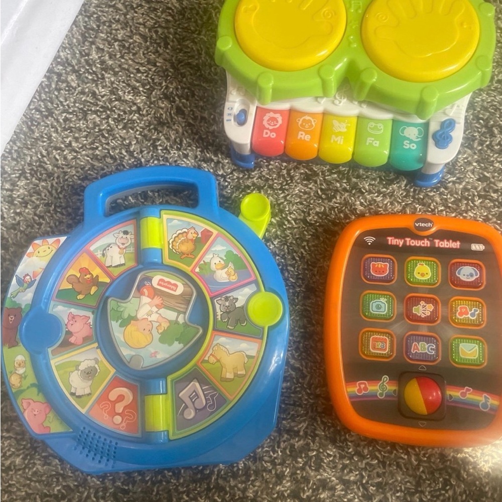 Source Unknown Interactive Learning Toy Set - Blue, Green, Orange